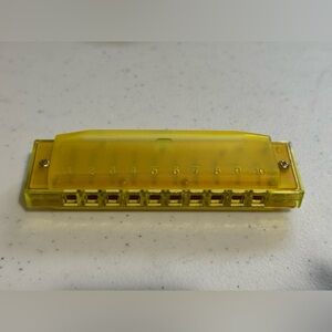 Hohner - Clearly Colorful Harmonica - 10 Hole - Key of C - Yellow